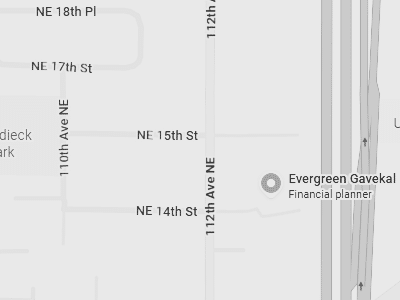 Map showing Bellevue location
